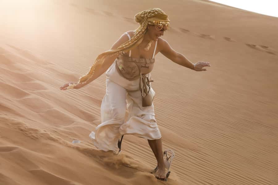 Doha: Half-Day Desert Safari, Quad Bike, Camels & Inland Sea - From National Museum Metro Station to the open desert