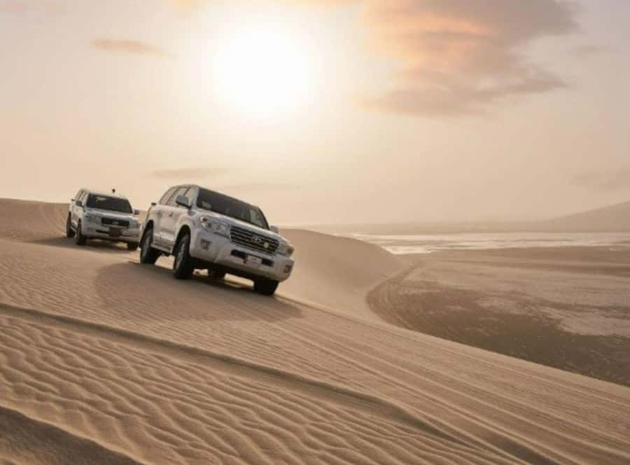 Doha : Inland Sea Desert Safari ,Camel Ride & Sandboarding - What the four-hour desert safari is really like