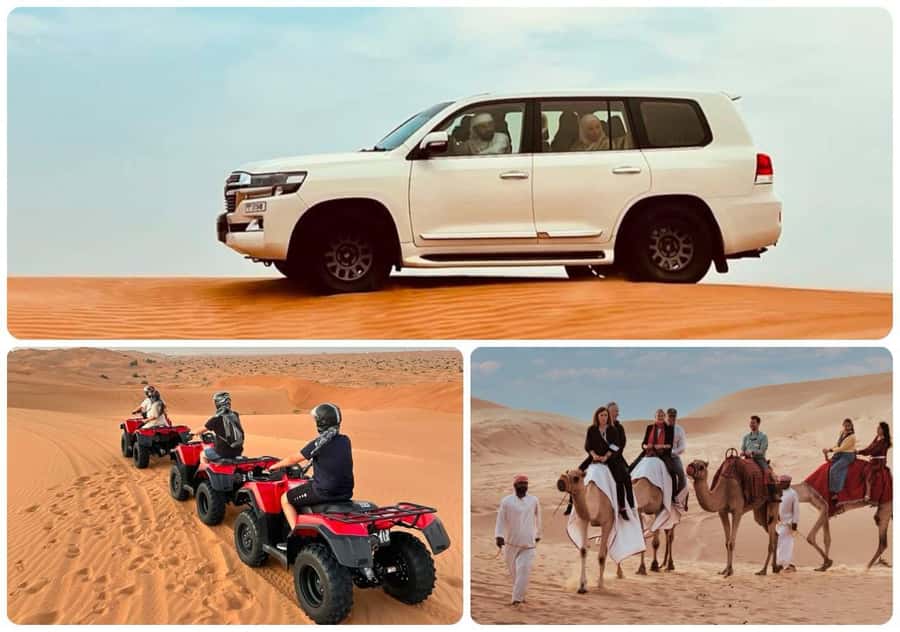 Doha: Inland Sea Desert Safari with Sunset & Sunrise Views - Sandboarding with the dunes as your backdrop