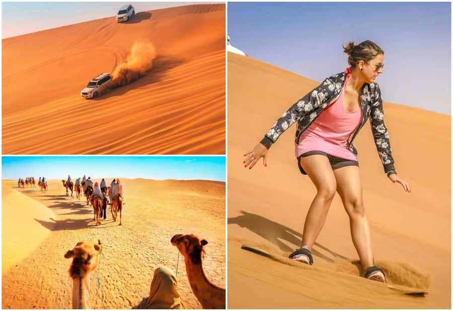 Doha: Inland Sea Desert Safari with Sunset & Sunrise Views - Tea, camels, photos, and the value of the extras