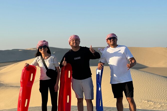 Doha: Luxury Desert Safari, Quad Bike & Sandboarding - The ATV stop and the extra-cost decision
