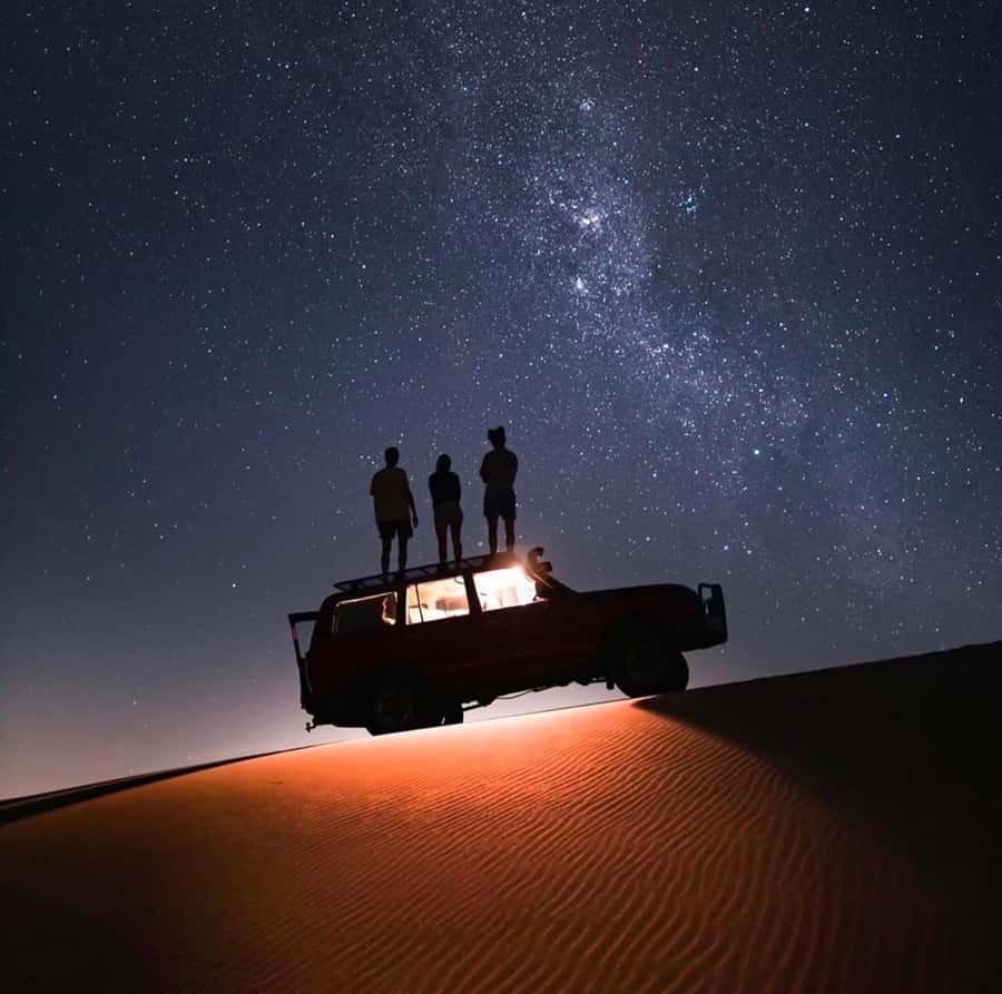 Doha Night Desert Safari Stargazing And Camel Ride - From Doha streets to open sand