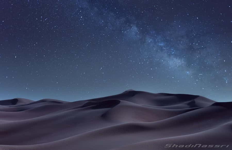 Doha Night Desert Safari Stargazing And Camel Ride - The Inland Sea after sunset