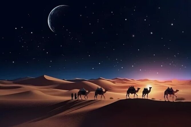 Doha Night Desert Safari, Stargazing, Photography، Relaxation - The Inland Sea and the dunes beside the water