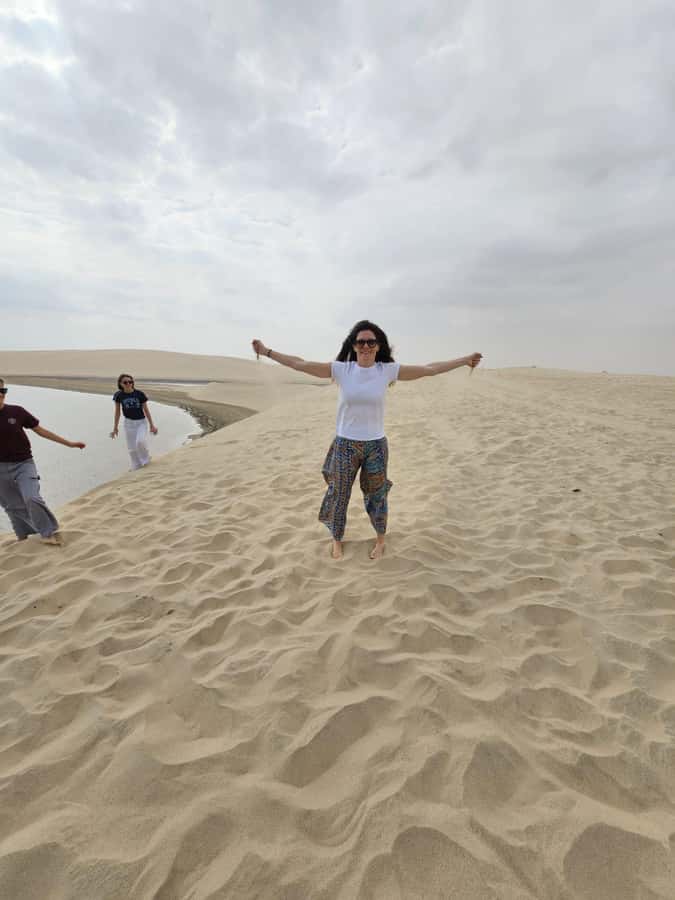 Doha:Private Desert Safari, Falcon, Sandboarding,inland sea - Comfort, safety, and who should book