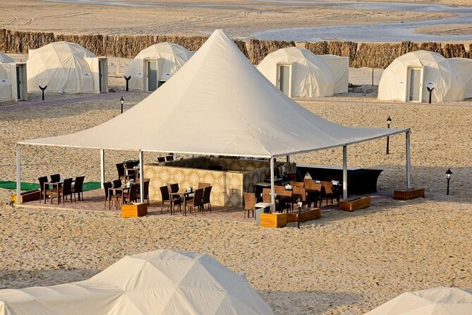Doha Private Overnight Desert Safari - Seal Beach and the tire-deflation stop