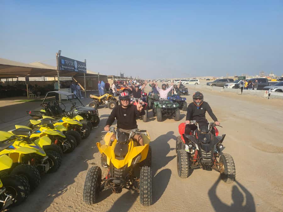 Doha: Quad Bike, Desert Safari, Buggy ride & inland sea tour - The drive from Doha to the sand
