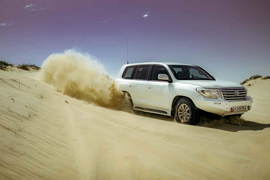 Doha: Sharing Desert Safari with Inland Sea visit - Leaving Doha for the dunes south of the city