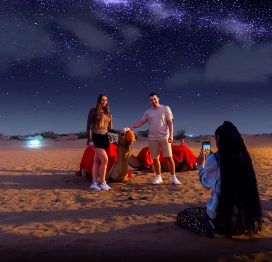 Doha: Stargazing Desert Safari w/ Dune Bashing & Camel Ride - Why the night setting makes this safari different