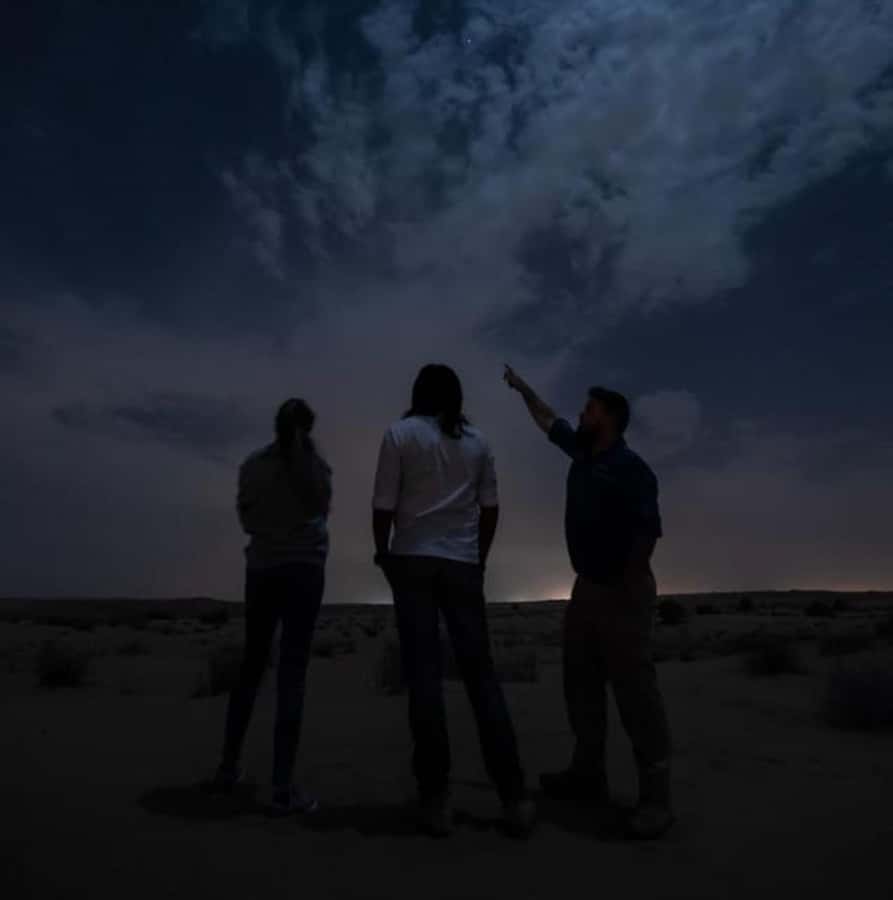 Doha: Stargazing Desert Safari w/ Dune Bashing & Camel Ride - Leaving Doha in a 4x4
