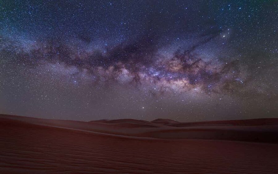 Doha: Sunset Desert Safari, ATV, Camel Ride and Sandboarding - The camel stop is brief but worthwhile