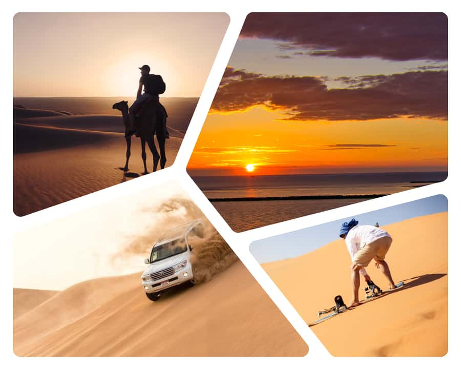 Doha: Sunset Safari, Dune Bashing, Sandboarding & Camel Ride - Key points to know before you go