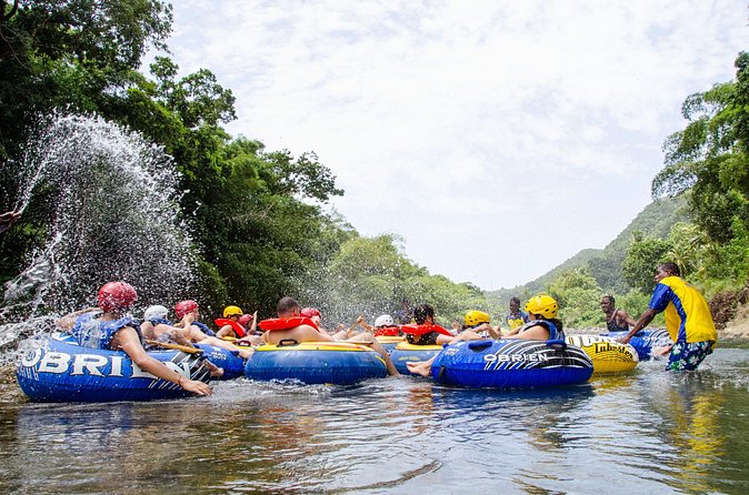 Dominica Shore Excursion: River Tubing Safari - Tropical scenery and a refreshing swim
