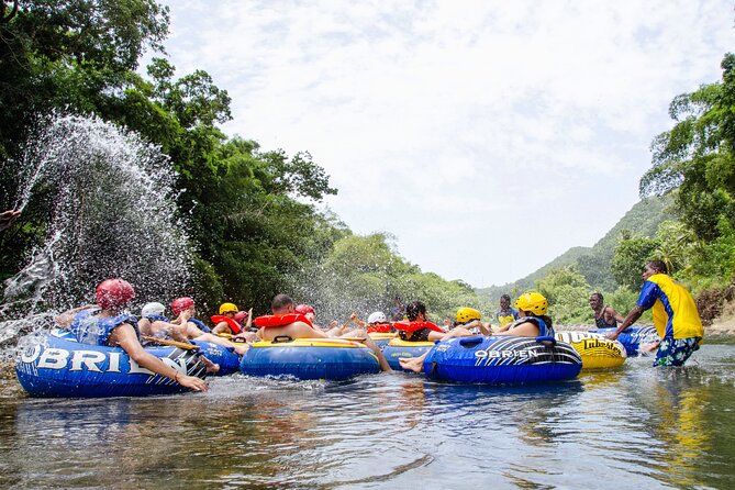 Dominica Shore Excursion: River Tubing Safari - Hillsborough Reception Center and the finish