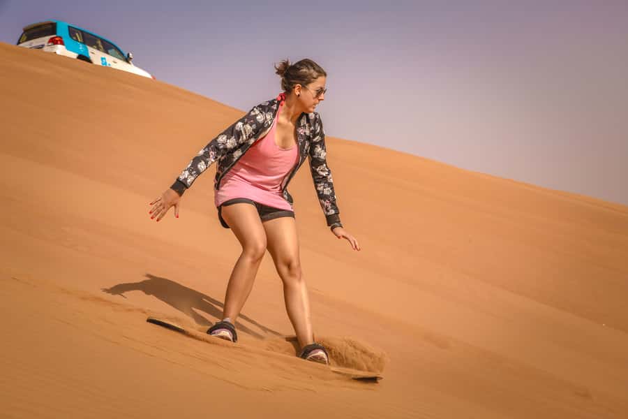 Dubai: Adventure Quad Bike Safari, Camel Ride & Refreshment - Safety first at the quad bike station