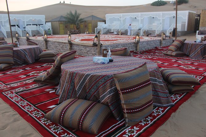 Dubai Afternoon Desert Safari and BBQ Dinner - Camel riding and sandboarding
