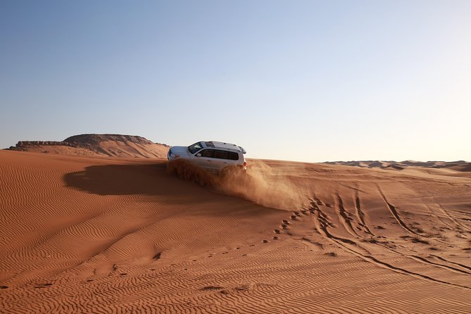 Dubai Desert Discovery: Red Dunes Safari, Sandboard & Camel Ride - Forty-five minutes of dune bashing