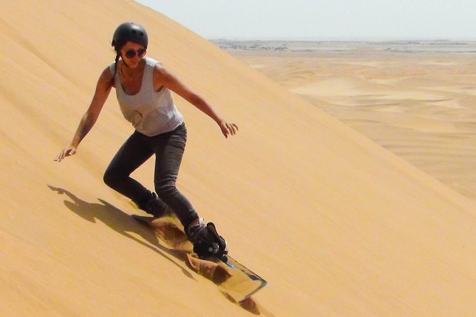 Dubai Desert Red Dune Half-Day Safari Adventure and BBQ Dinner - Reaching Lahbab’s Red Dunes