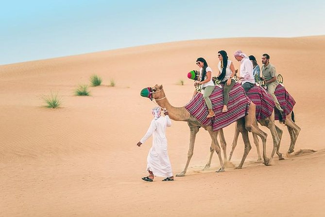Dubai Desert Red Dune Half-Day Safari Adventure and BBQ Dinner - Camel Riding and the Bedouin-Style Camp