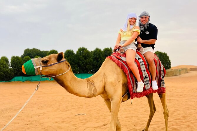 Dubai Desert Safari 20 mins Dune Bashing BBQ Live Show Camel Ride - Belly Dancing, Fire Shows, and the Evening Program