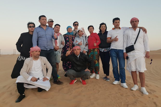 Dubai Desert Safari Adventure, 60mins ATV, Camel Ride, Shows, BBQ - Sunset, sandboarding and the brief camel ride