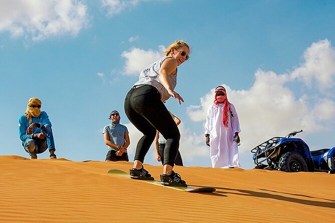 Dubai Desert Safari Adventure, 60mins ATV, Camel Ride, Shows, BBQ - Dune bashing: a rough but memorable 20 minutes