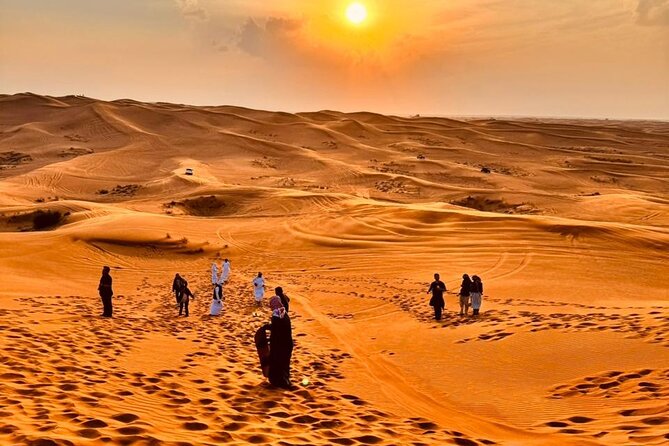 Dubai Desert Safari:BBQ Dinner, Dune Bashing & Live Entertainment - Tanoura, belly dancing, and the fire show