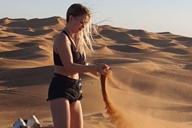 Dubai Desert Safari & Buffet Dinner and Camel ride with PRIVATE CAR - The shared Bedouin-style camp