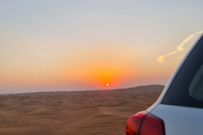 Dubai Desert Safari & Buffet Dinner and Camel ride with PRIVATE CAR - BBQ buffet dinner and evening shows
