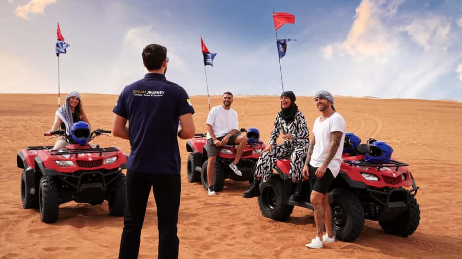Dubai Desert Safari - Camel Ride, Sandboarding & 30 Min Quad - Optional quad biking adds the hands-on fun