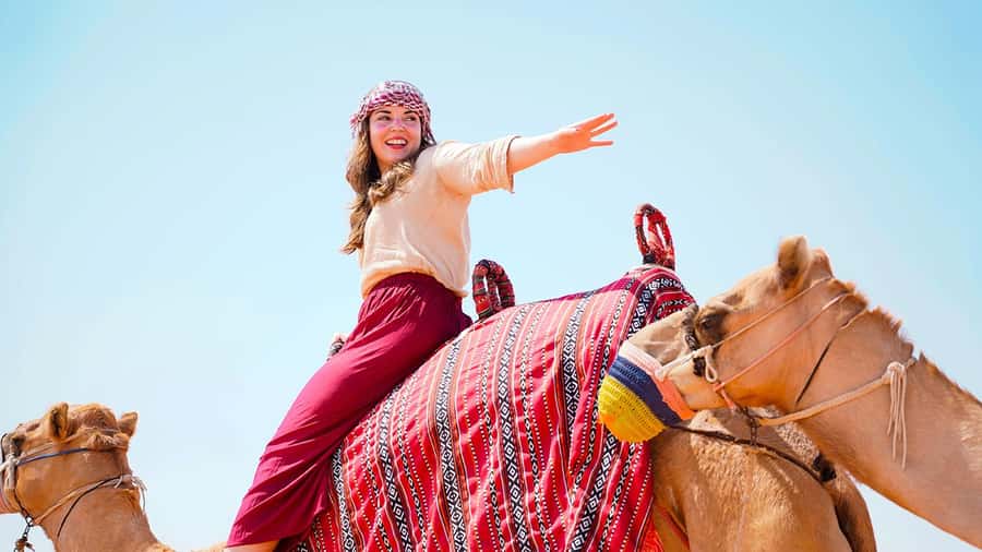 Dubai: Desert Safari, Camel Ride, Sandboarding, Quad Bike - Quad biking at Lahbab