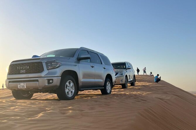 Dubai Desert Safari, Camel Ride, Shisha, Henna, Live BBQ & Shows - Sunset photos and the short camel ride
