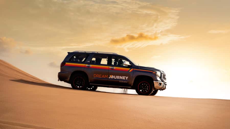 Dubai Desert Safari - Premium BBQ Dinner, Camel Ride & Shows - The ride from Dubai to Lahbab