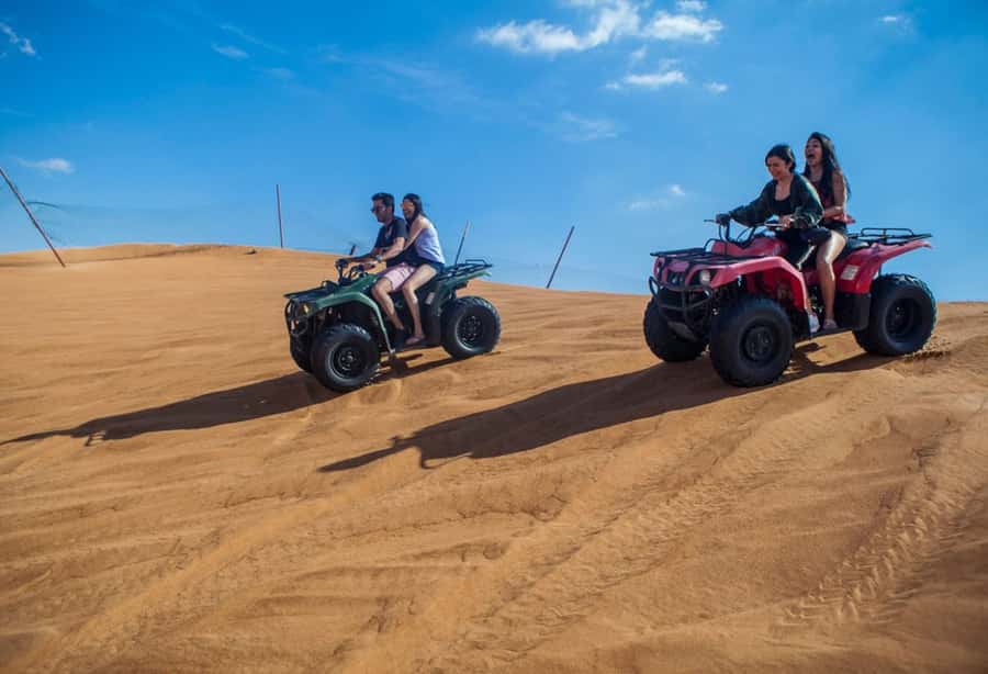 Dubai: Desert Safari, Quad Bike, Camel Ride and Sandboarding - Who will enjoy this safari most?