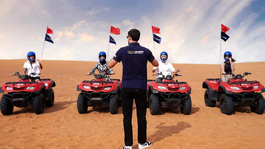 Dubai Desert Safari - Sandboarding, Quad Bike & BBQ Options - The seven-hour Bedouin-style camp