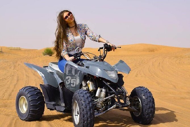 Dubai Desert Safari With BBQ, Quad Bike And Camel Ride - Thirty minutes on your own quad bike