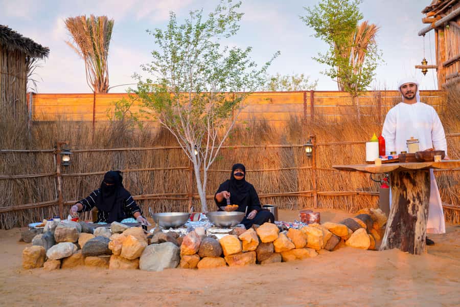 Dubai: Desert Safari with Camp, Dinner, & Optional Overnight - Shows, henna, shisha, and a campfire evening