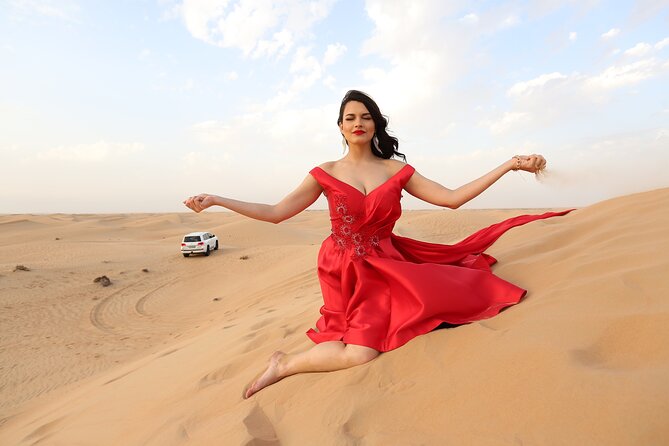 Dubai Desert Safari with Desert Camp Dinner, Camel Ride & Shows - Dune bashing brings the first burst of energy