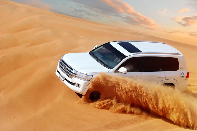 Dubai Desert Safari with Desert Camp Dinner, Camel Ride & Shows - Caravanserai Camp shifts the mood