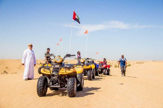 Dubai Desert Safari with Dune Bashing, Camel Ride, & BBQ Dinner - Hotel pickup and the ride toward Lahbab