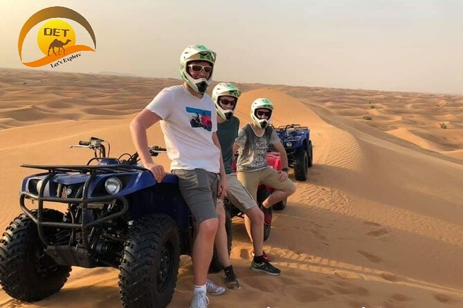 Dubai Desert Safari with Quad Bike, sandboarding, live show & BBQ - From Dubai to the red dunes of Lahbab