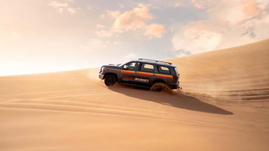 Dubai Desert Trail: Guided Quad/Polaris and Red Dunes Safari - The camel ride is brief but worthwhile