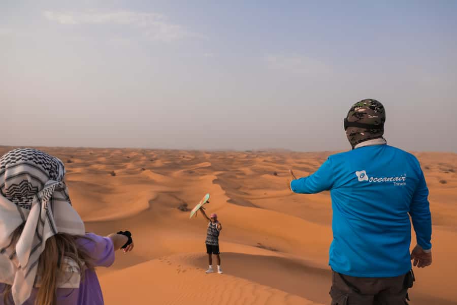 Dubai: Dune Buggy Desert Safari, Camel Ride & Sandboarding - Guides, photos, and how the day is run