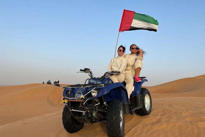 Dubai Dunes Safari With Quad Bike, Camel Ride, BBQ Dinner & Live Shows - Lahbab’s red dunes set the tone