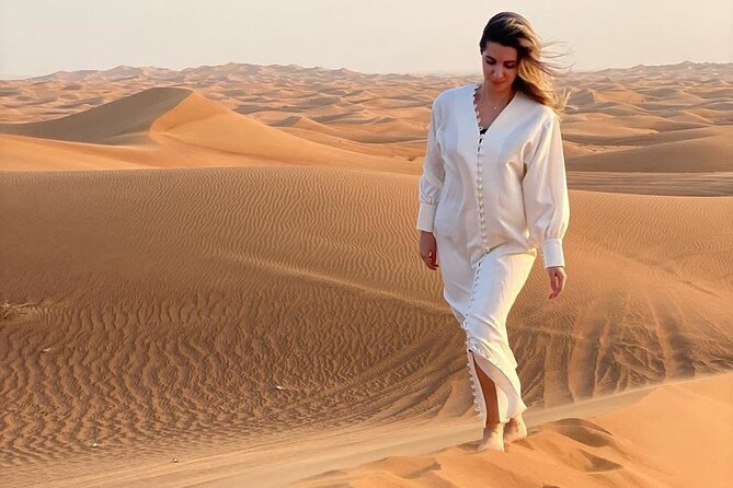 Dubai Evening Desert Safari & BBQ Dinner - Leaving Dubai for Lahbab’s red dunes