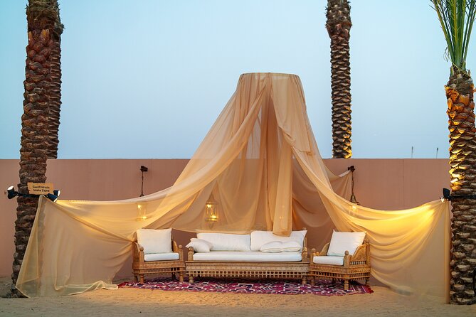 Dubai Evening Desert Safari BBQ Dinner & Transfer to Noble Camp - Lahbab and the red dunes
