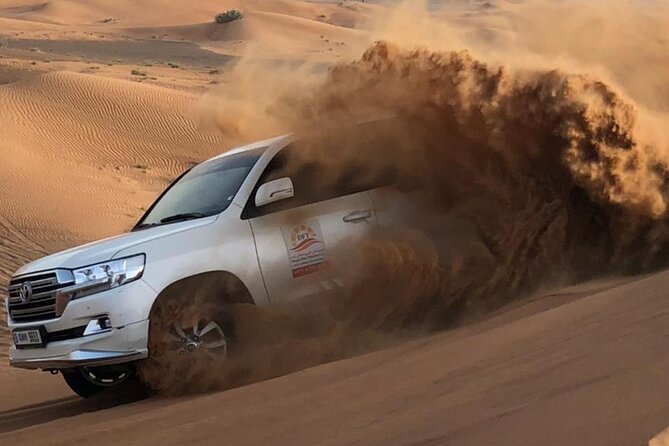 Dubai Evening Desert Safari with BBQ & Live Entertainment - Lahbab’s red dunes and the 35-minute 4x4 ride
