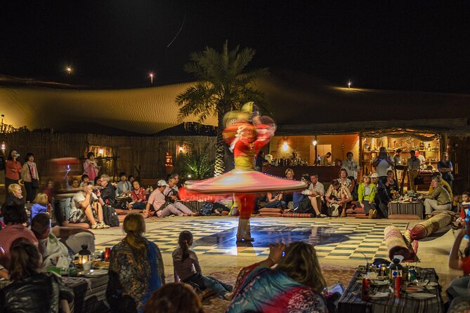 Dubai Evening Desert Safari with Thrilling Dune Buggy Adventure - Arabic tea, dates, and a majlis-style camp