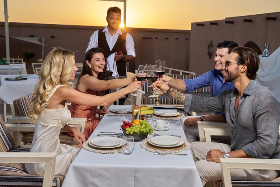 Dubai: Exclusive VIP Desert Safari Dinner with Live Show - Red dunes, sandboarding, and sunset photos