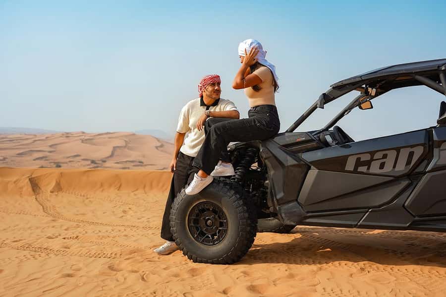 Dubai: Extreme Can-Am Buggy Desert Safari Adventure - The camel ride is brief, so plan your expectations